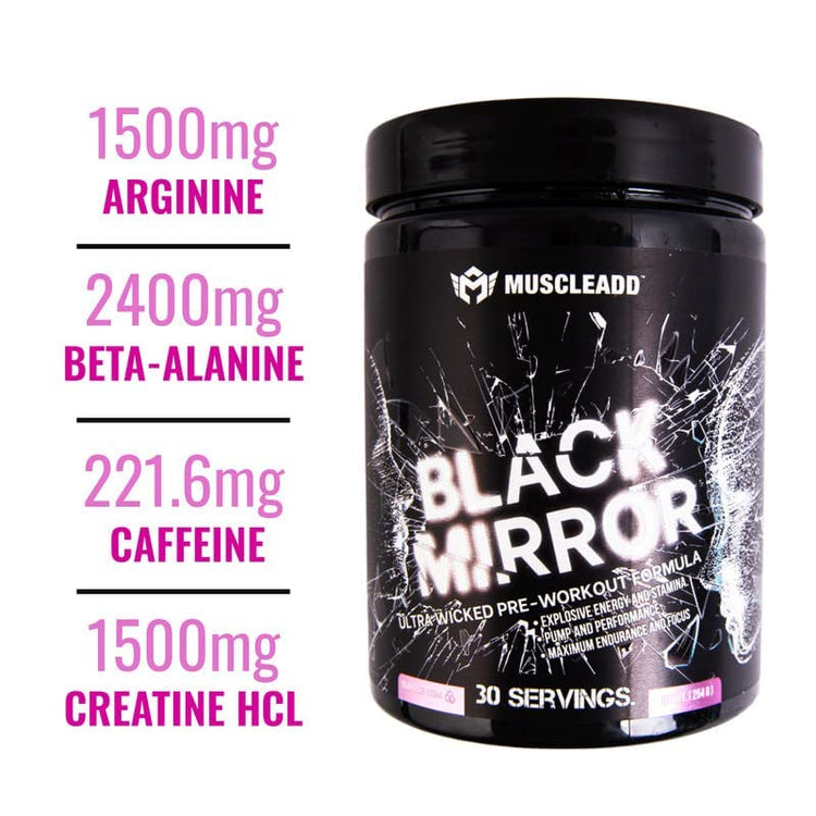 Muscle Add Black Mirror Bubble Gum, 30Serv.