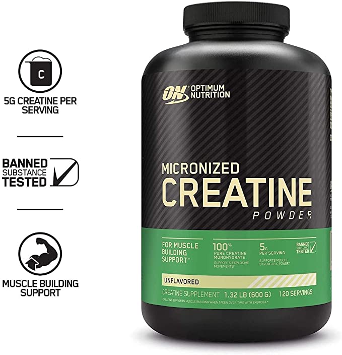 OPTIMUM NUTRITION MICRONIZED CREATINE POWDER