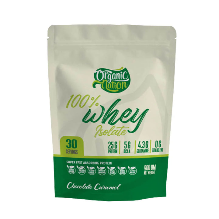 ORGANIC NATION ISOLATE WHEY PROTEIN 900GM