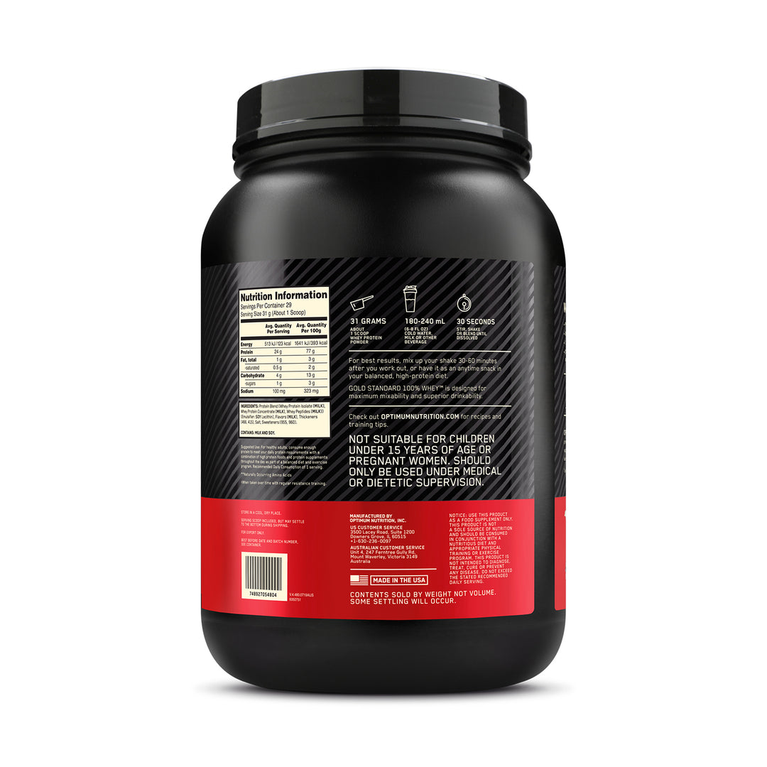 OPTIMUM NUTRITION GOLD STANDARD 100% WHEY PROTEIN