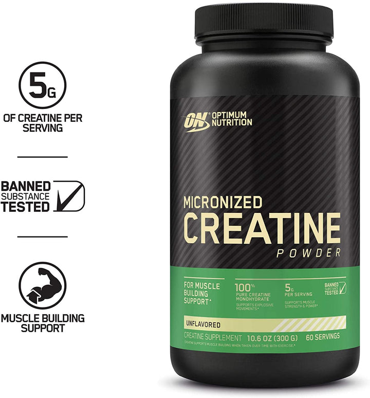 OPTIMUM NUTRITION MICRONIZED CREATINE POWDER