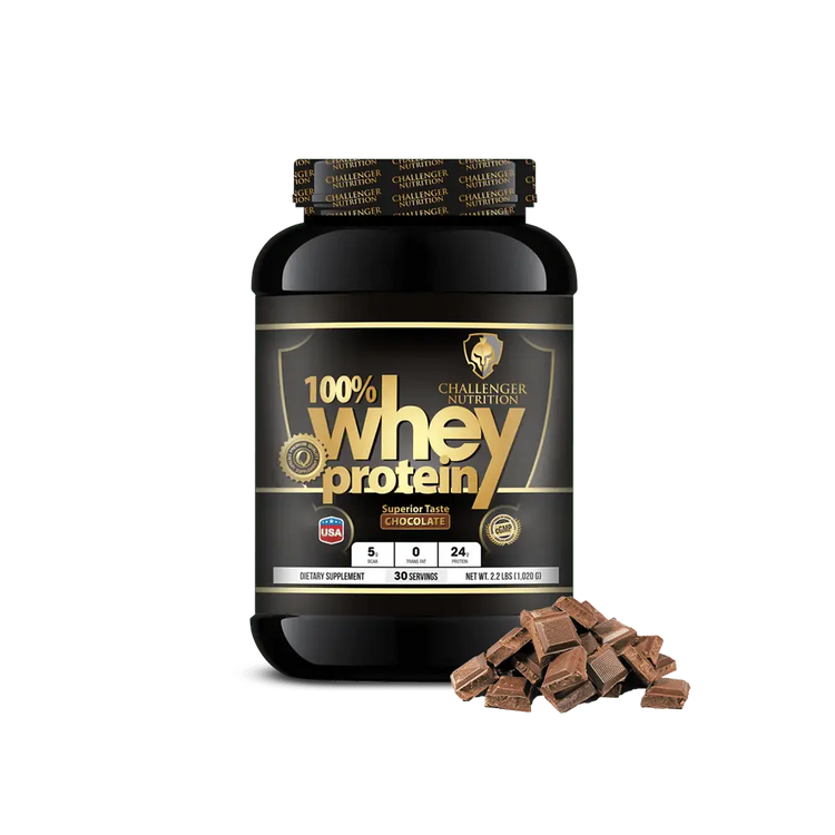 Challenger Nutrition 100% Whey Protein Chocolate 2.2Lb/1.2Kg, 30Serv.