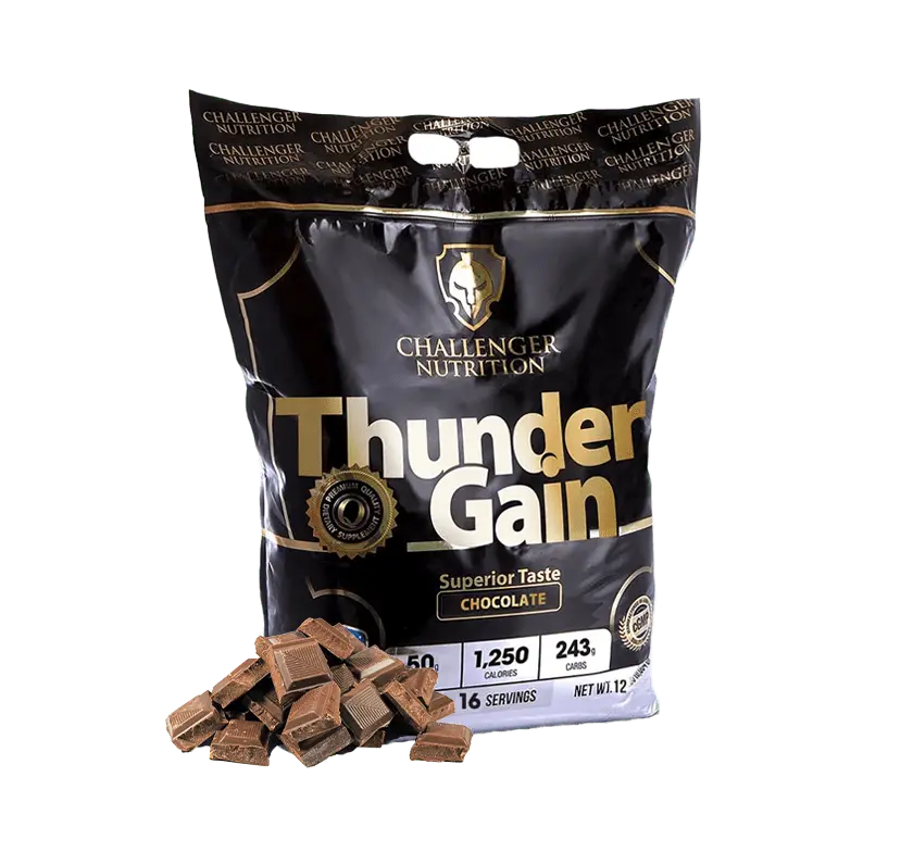 Challenger Nutrition Thunder Gain Chocolate 12Lb/5.44Kg, 16Serv.