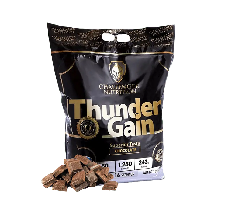 Challenger Nutrition Thunder Gain Chocolate 12Lb/5.44Kg, 16Serv.