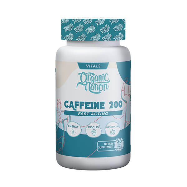 ORGANIC NATION CAFFEINE 200 FAST ACTING