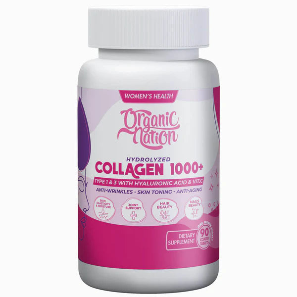 ORGANIC NATION HYDROLYZED COLLAGEN 1000+