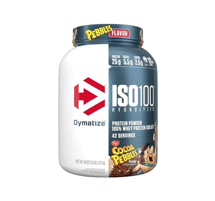 Dymatize ISO100 Hydrolized 100% Whey Protein Cocoa Pebbles 5Lb - 71Servings