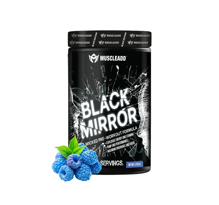 Muscle Add Black Mirror .Blue Razz, 30 Serv.