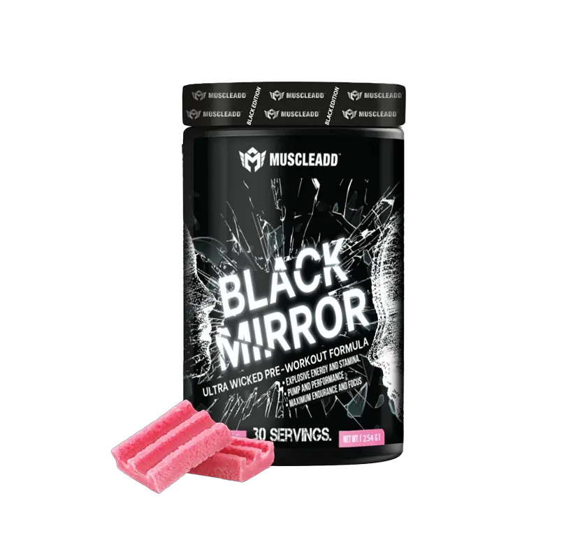 Muscle Add Black Mirror Bubble Gum, 30Serv.