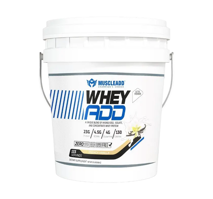 Muscle Add Whey Add Strawberry Milkshake 2.31Lb/1.05Kg 30Serv.