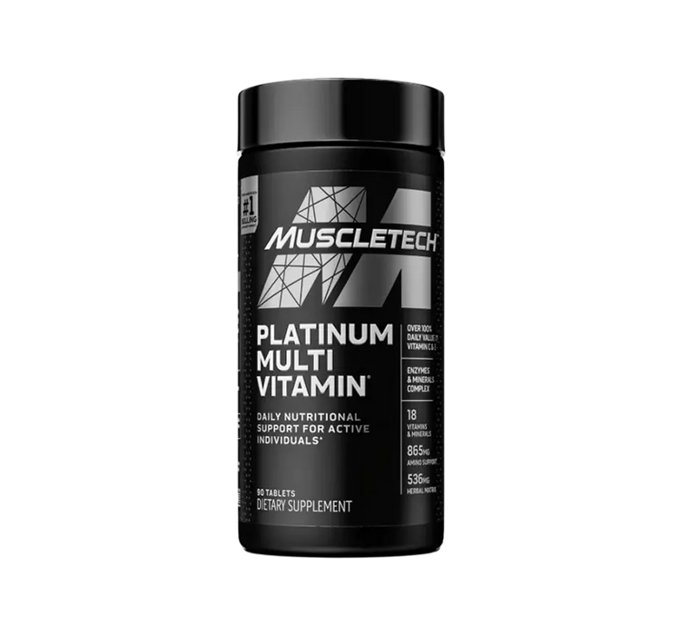 Muscle Tech Platinum Multivitamin 90Tablets (18 Vitamin & Minerals)