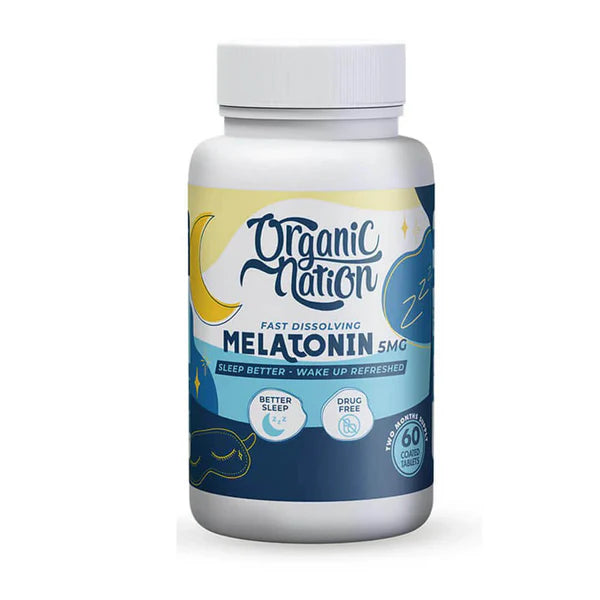 ORGANIC NATION FAST DISSOLVING MELATONIN 5MG