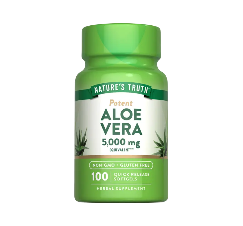 Natures Truth Aloe Vera 5000Mg 100Softgels