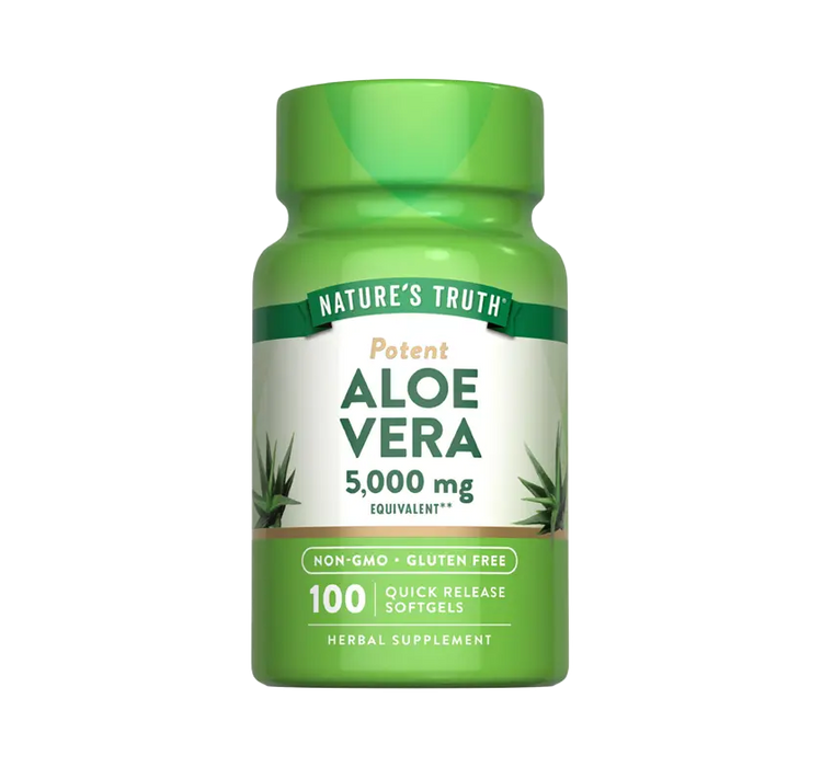 Natures Truth Aloe Vera 5000Mg 100Softgels