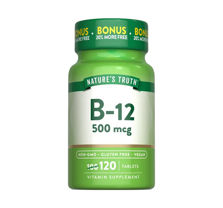 Natures Truth B12 Vitamin 500Mcg  120Tabs