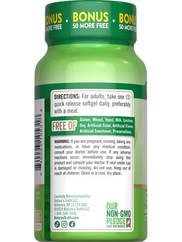 Natures Truth Vitamin D3 1000 IU 25Mcg 250Softgels