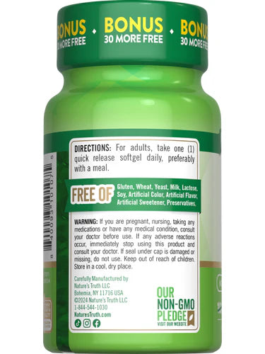 NATURES TRUTH VITAMIN D3 5000 IU 125MCG EXTRA STRENGTH