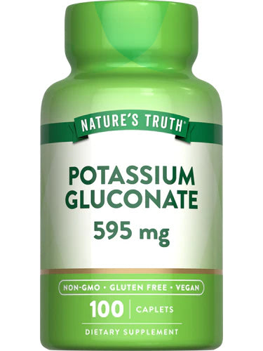 NATURES TRUTH POTASSIUM GLUCONATE 595MG