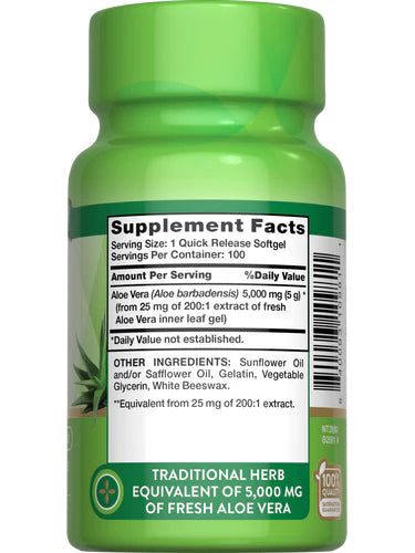 NATURES TRUTH ALOE VERA 5000MG