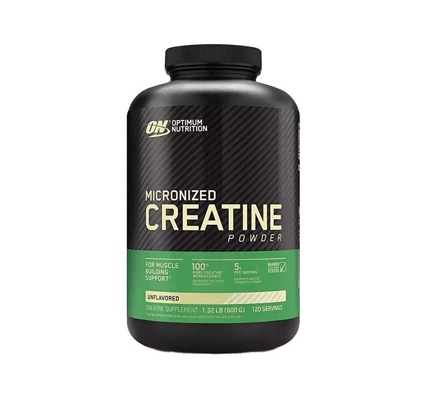 OPTIMUM NUTRITION Micronized Creatine Powder Unflavored 600Gm, 120Serv.