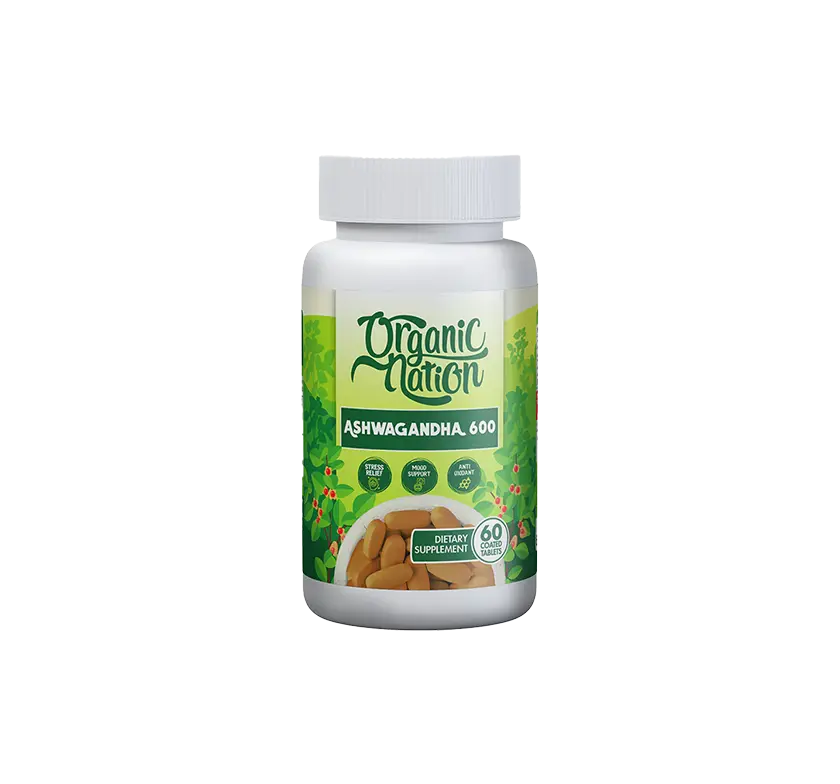 Organic Nation Ashwagandha 600 60Tabs