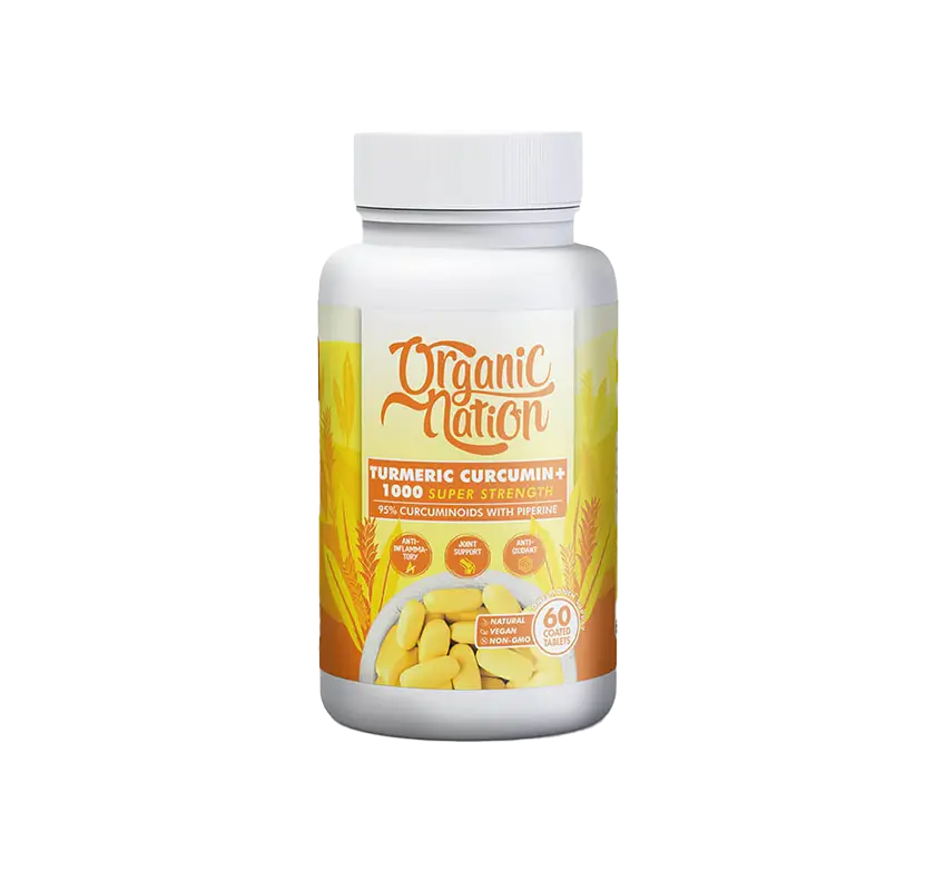 Organic Nation Turmeric Curcumin 60Tabs