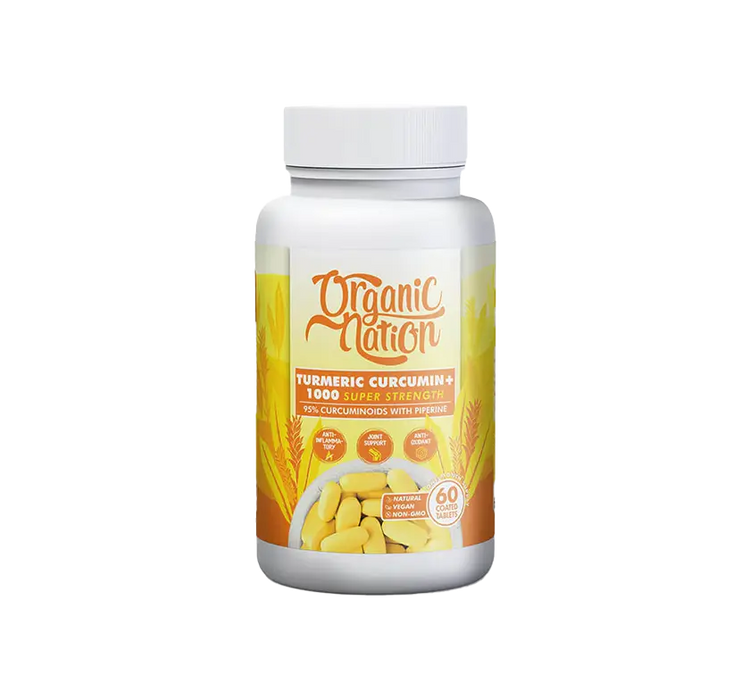 Organic Nation Turmeric Curcumin 60Tabs