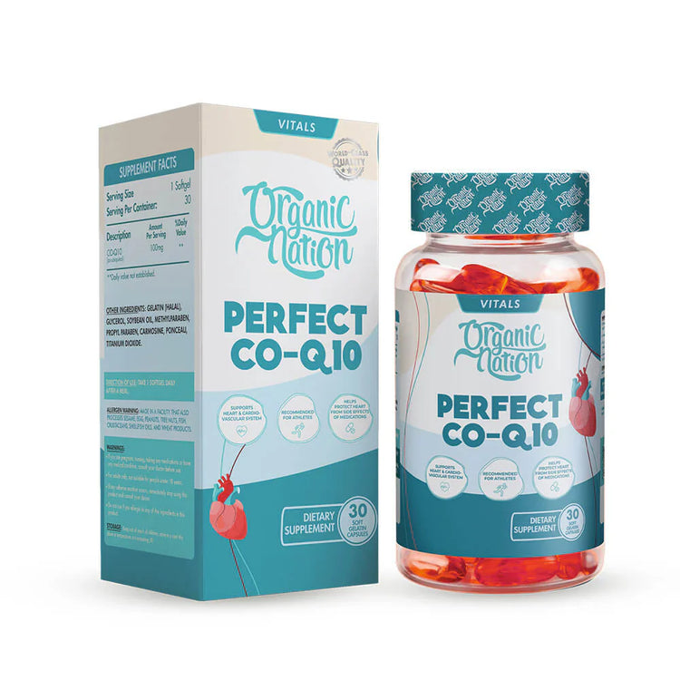 Organic Nation Perfect Co-Q10-30Serv.-30 Soft Gel