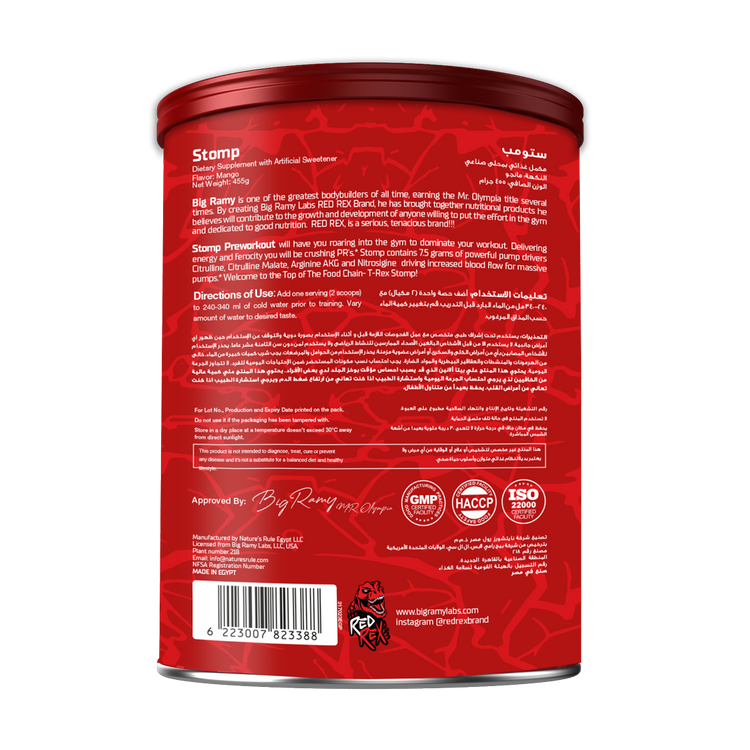 REDREX Stomp Fruit Punch 455Gm