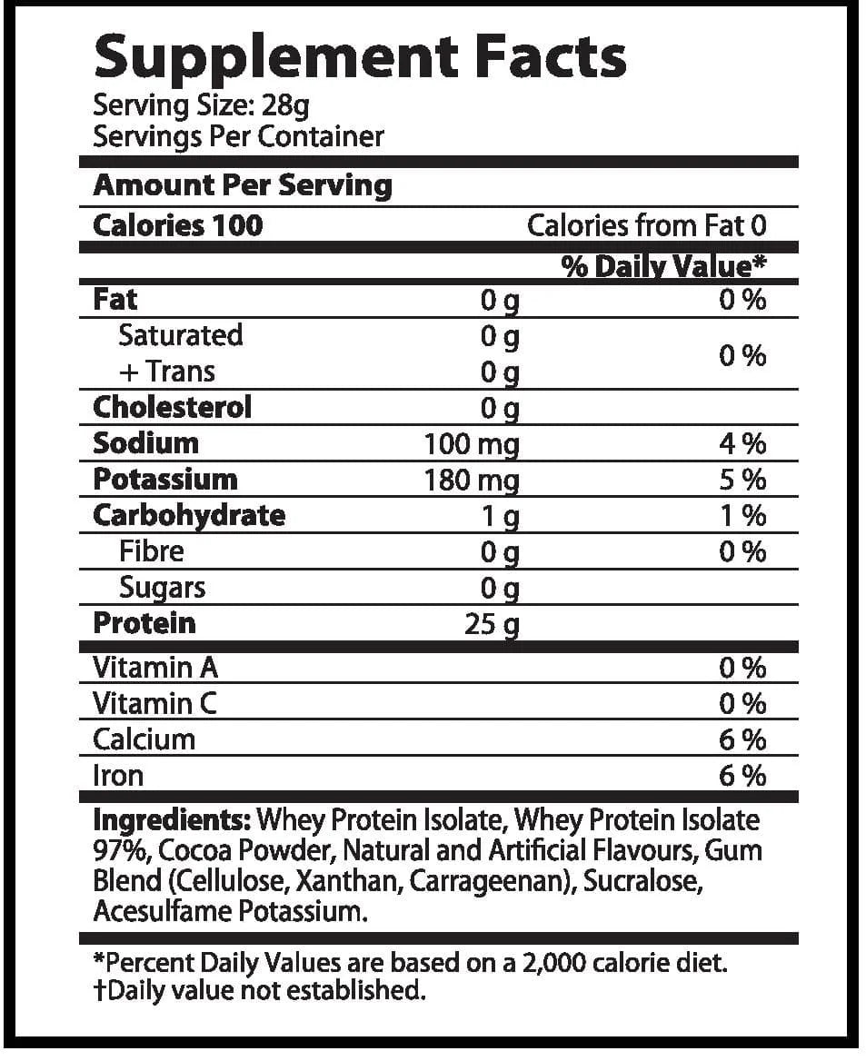 CHALLENGER NUTRITION WHEY ISOLATE