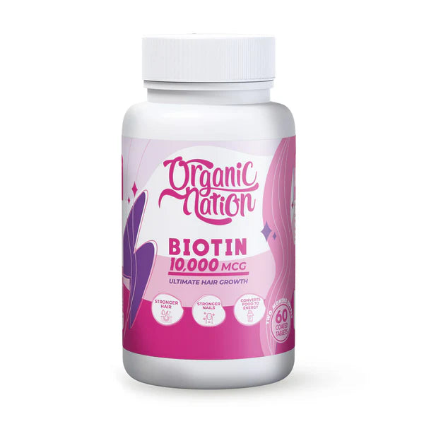 ORGANIC NATION BIOTIN 10000MG