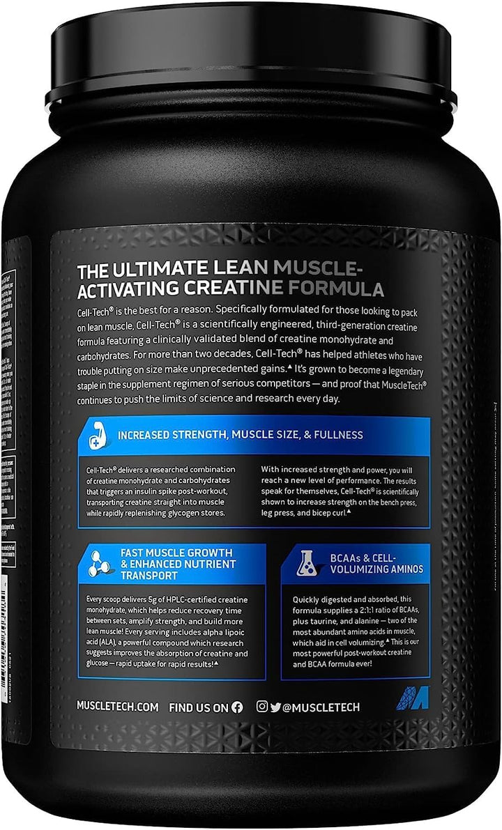 MUSCLE TECH CELL TECH CREATINE 1.36KG