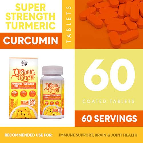 ORGANIC NATION TURMERIC CURCUMIN