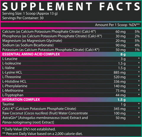 Nutrex Research EAA + Hydration - Blood Orange 30Serv.