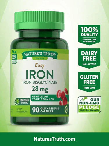 Natures Truth Gentle Iron 90Caps